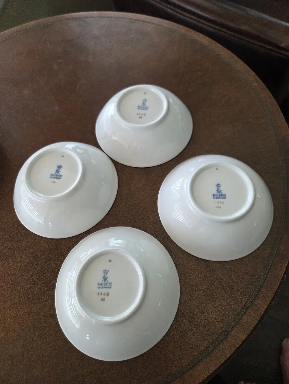 Kaiser Porzellan Bavaria Germany Floral Berry Bowls
